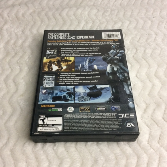 Electronic Art 2142 Battlefield Deluxe Edition PC/DVD-ROM Clean Disc Tested CIB - Picture 2 of 3
